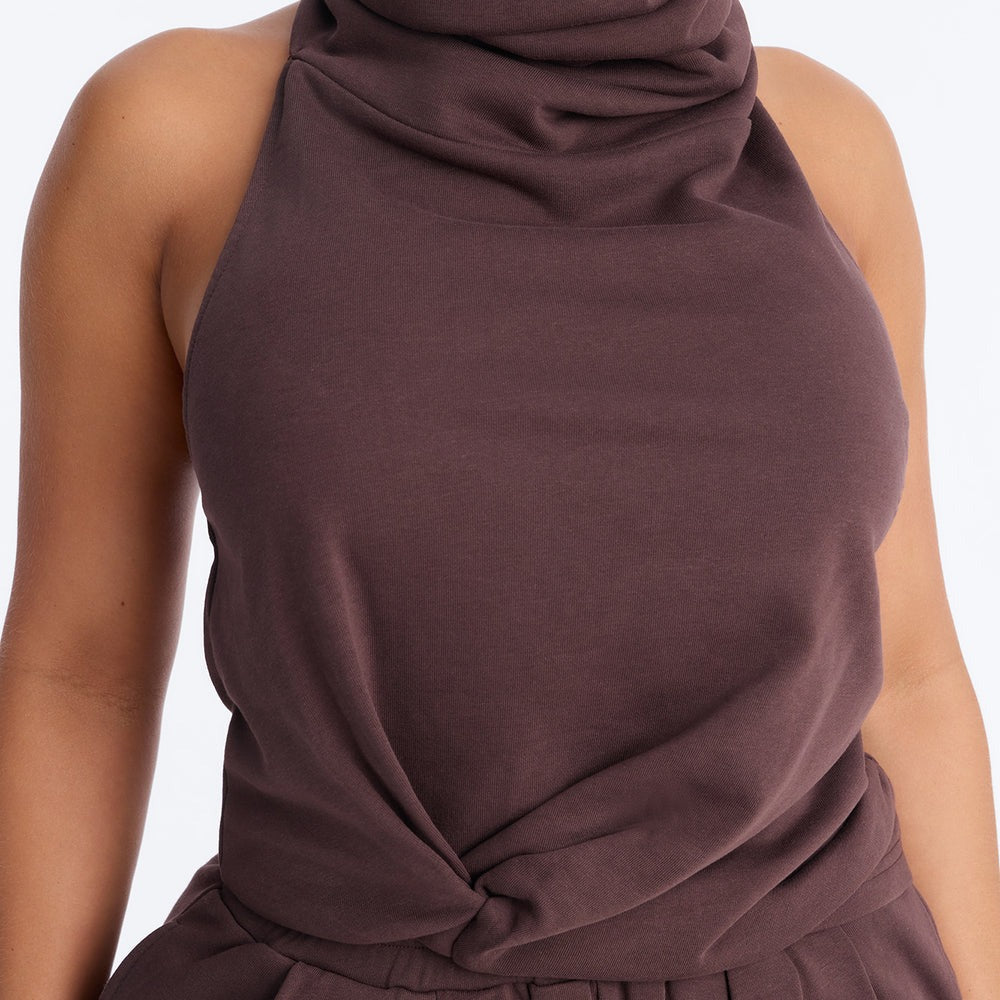 Alexia Backless Halter Jogger Set