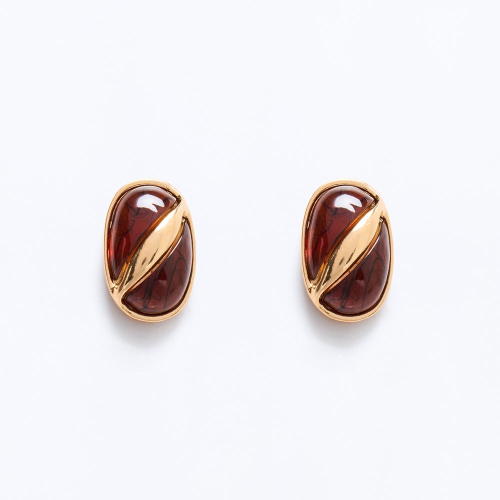 Afterglow Jeweled Stud Earrings
