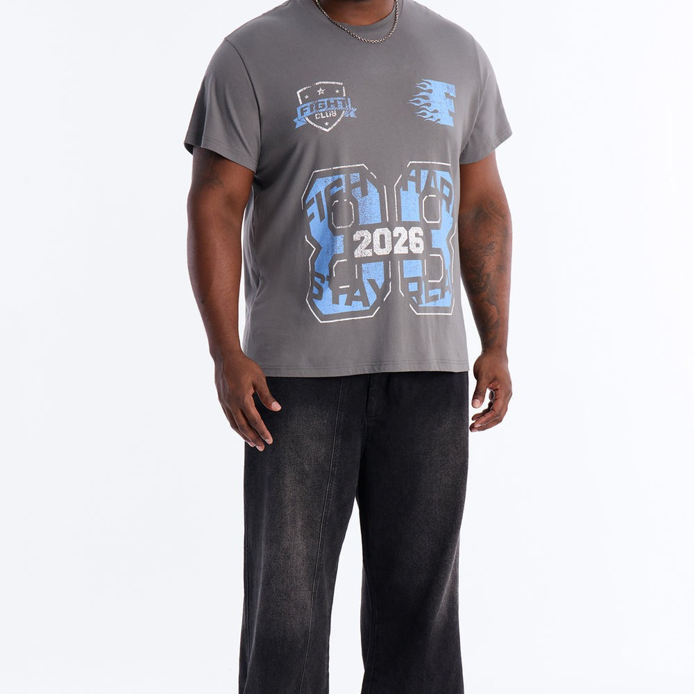 88 Fight Hard Stay Real Graphic Short Sleeve Tee