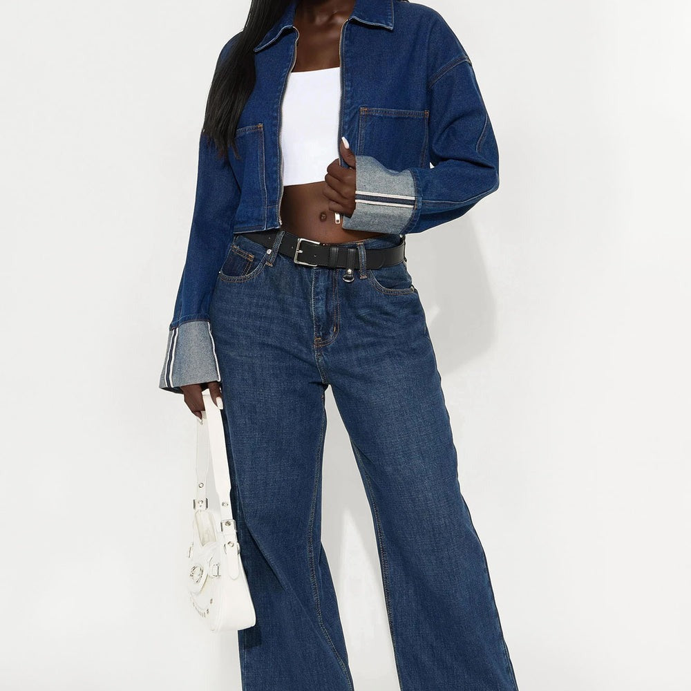 Adrian Cuffed Denim Jacket
