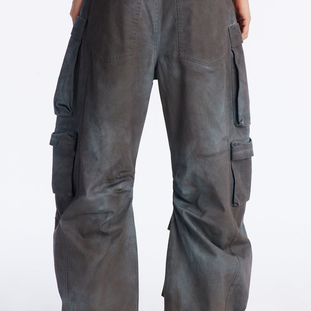 Abigail Low Rise Barrel Leg Cargo Pant