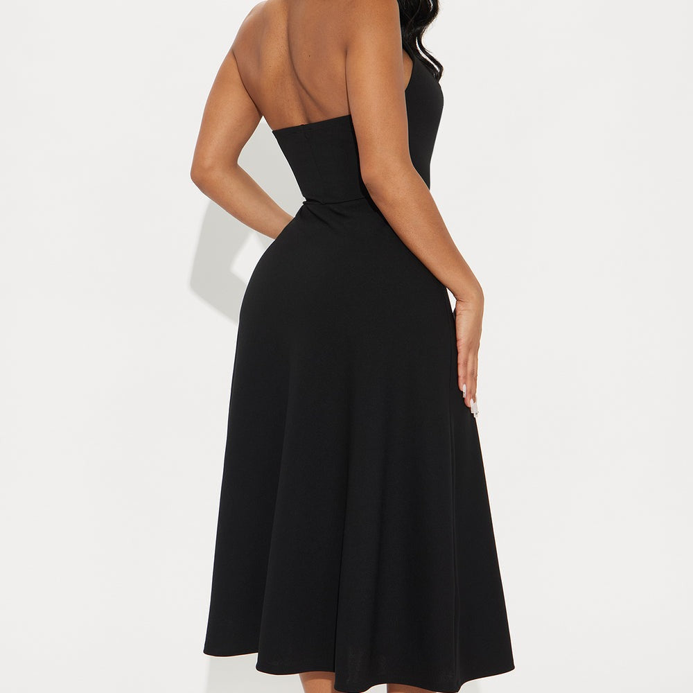 Alena Halter Midi Dress