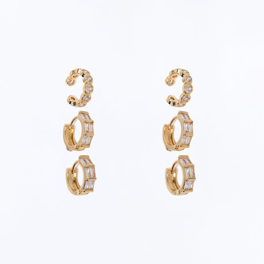 A Little Spark 3 Piece Earring Set