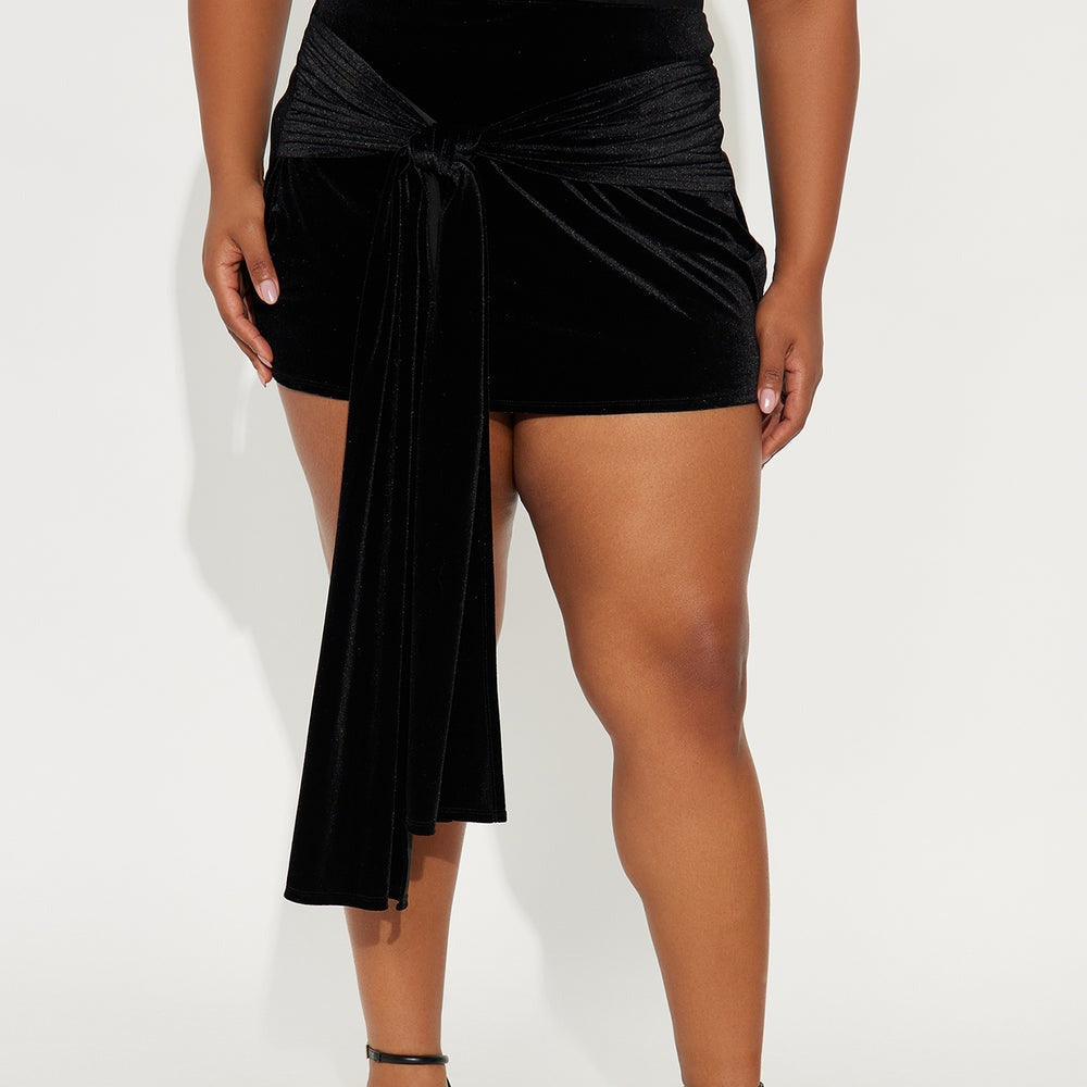 A Velvet Affair Micro Mini Skirt
