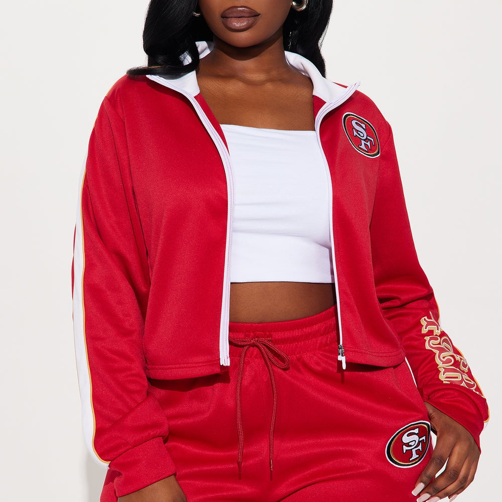 49ers Nation Zip Up Track Jacket