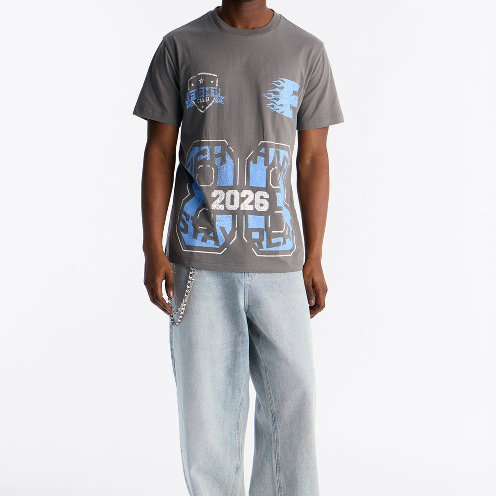 88 Fight Hard Stay Real Graphic Short Sleeve Tee