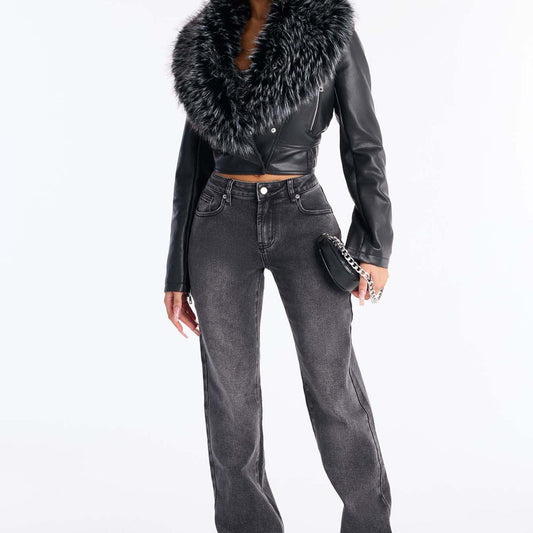 Adriatic Stacked Slim Straight Jeans