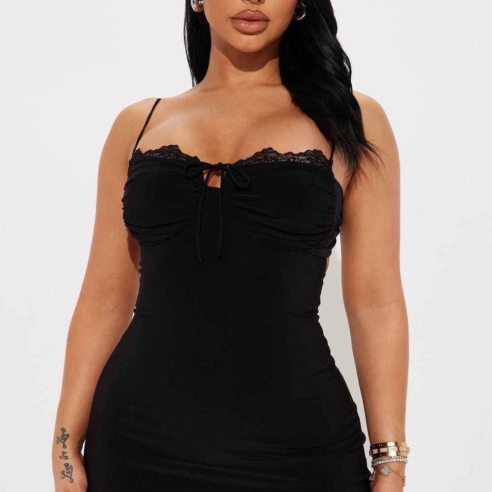 Alicia Ruched Mini Dress