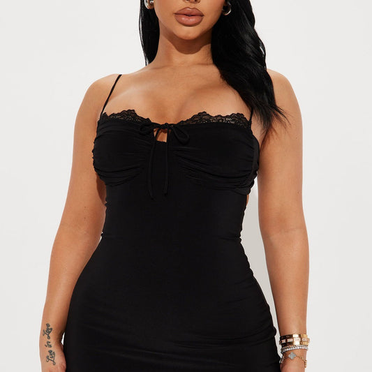 Alicia Ruched Mini Dress