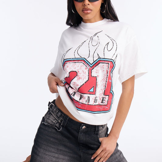21 Savage Flame Tee