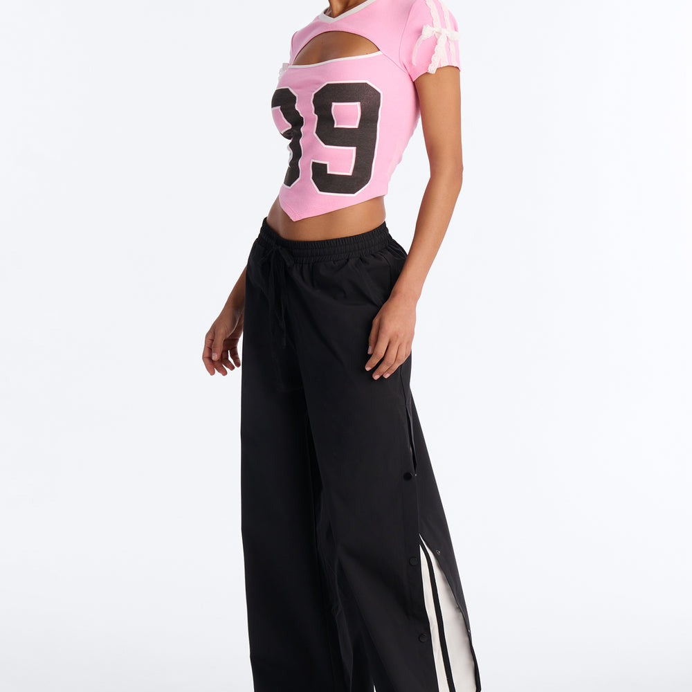 99 VNeck Cut Out Baby Tee