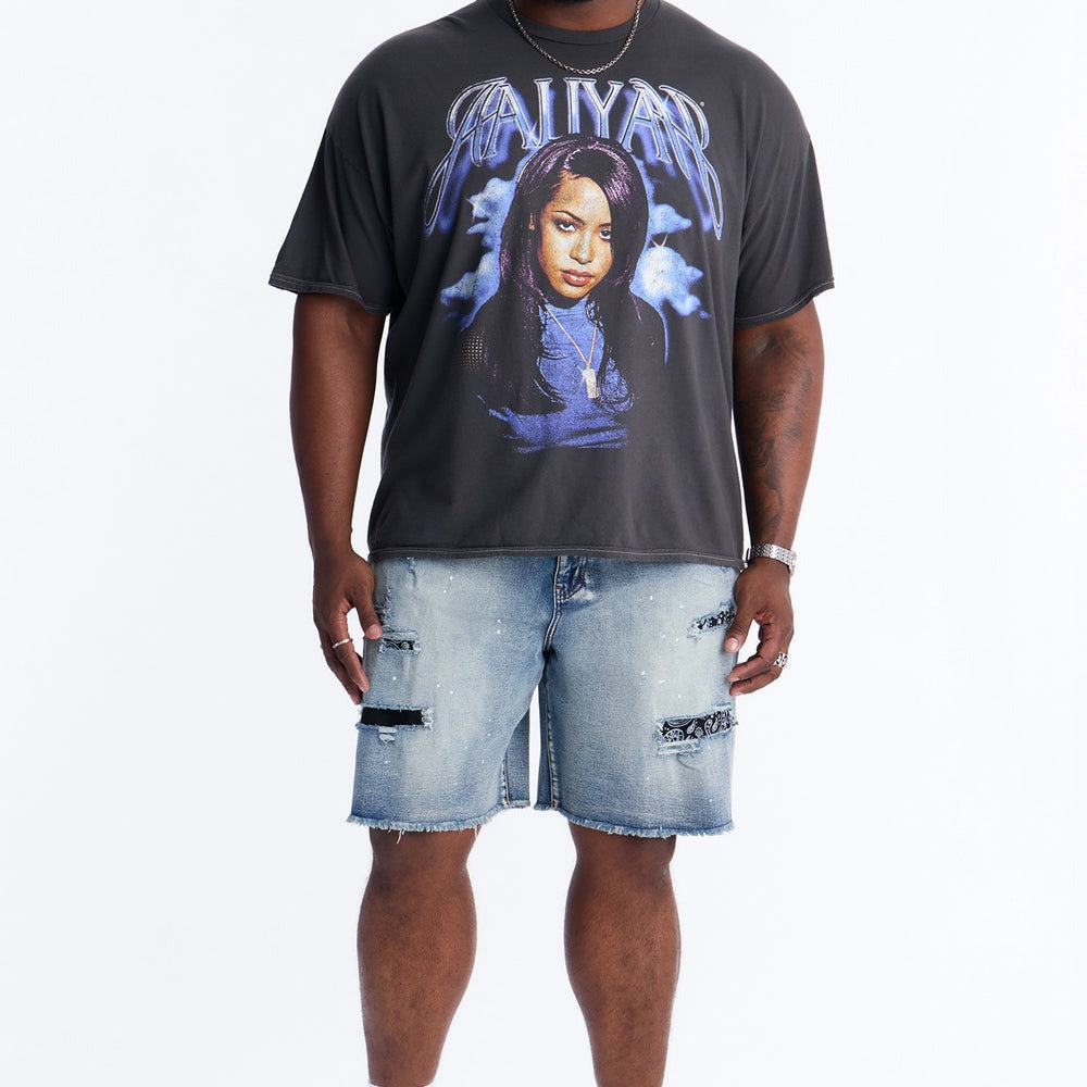 Aaliyah One In A Million Album Short Sleeve Tee