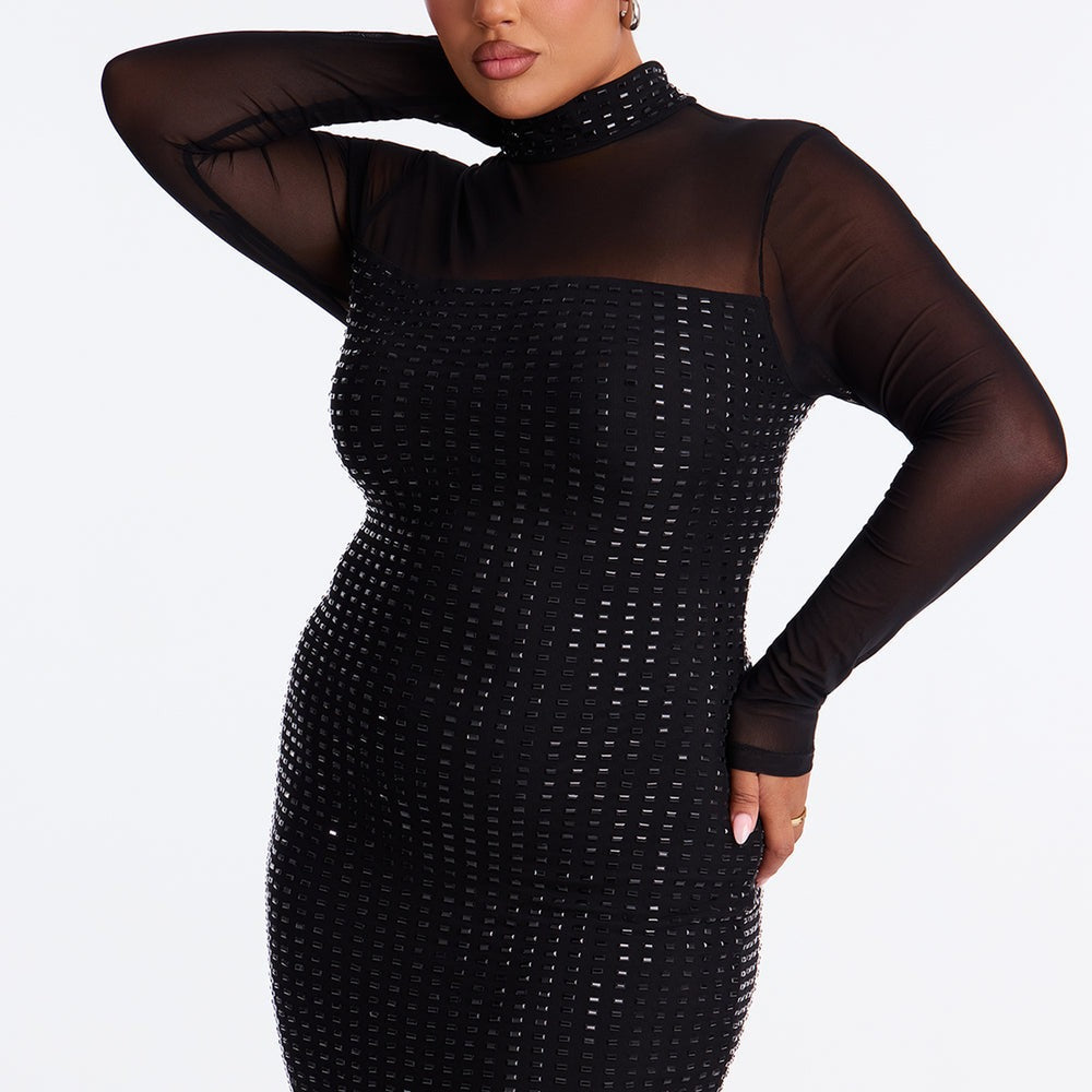 Alani Rhinestone Mini Dress