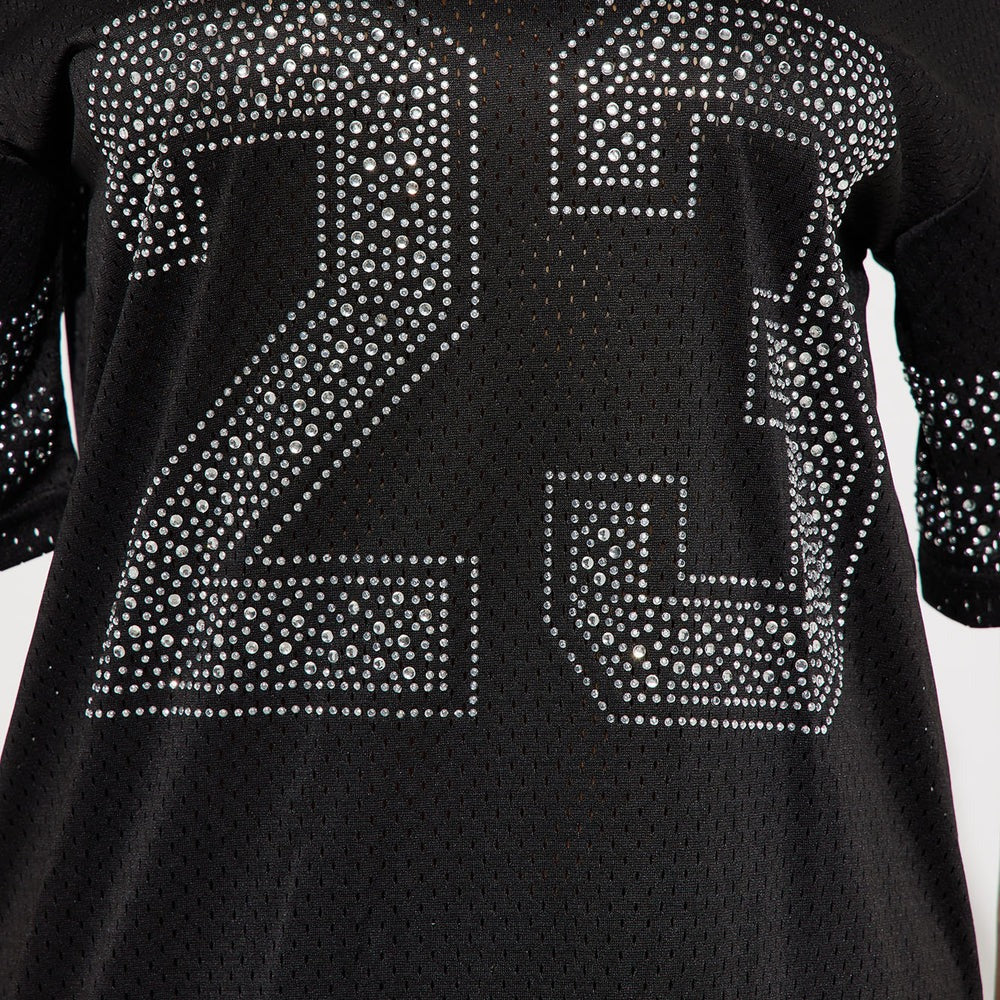 23 Rhinestone Jersey Tee