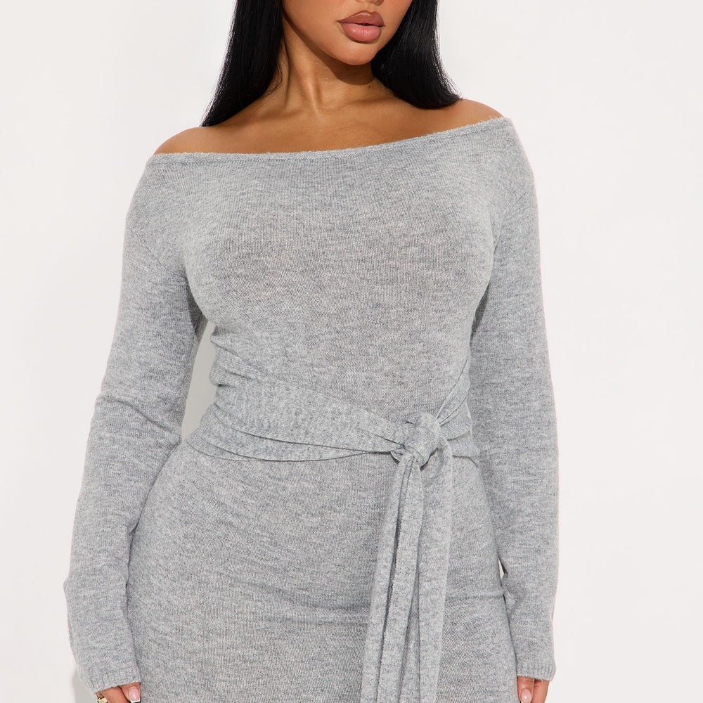 Addison Long Sleeve Sweater Mini Dress