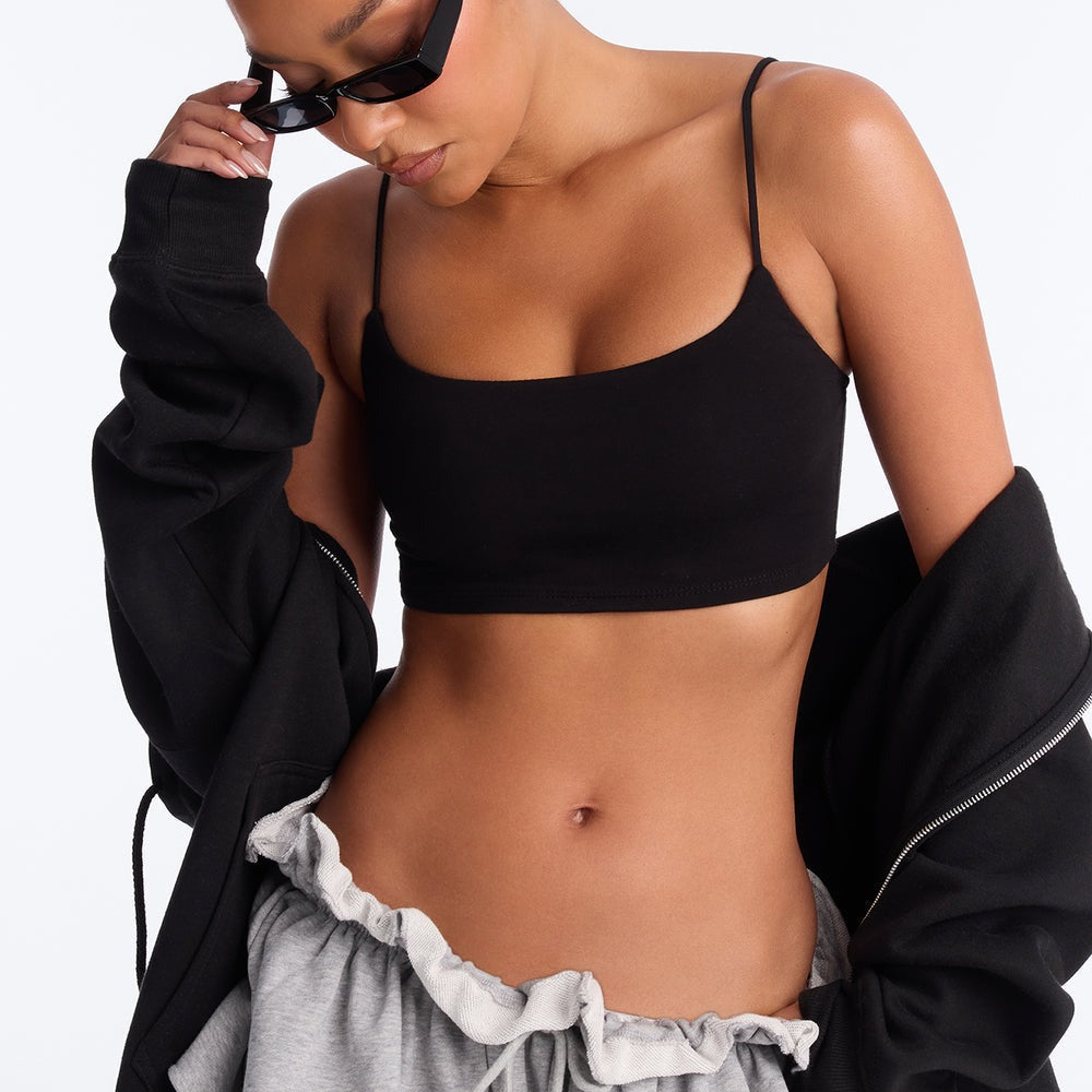 Alexa Everyday Double Layered Cropped Cami Top