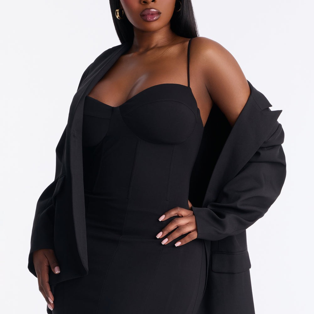 Albia Blazer Midi Dress Set
