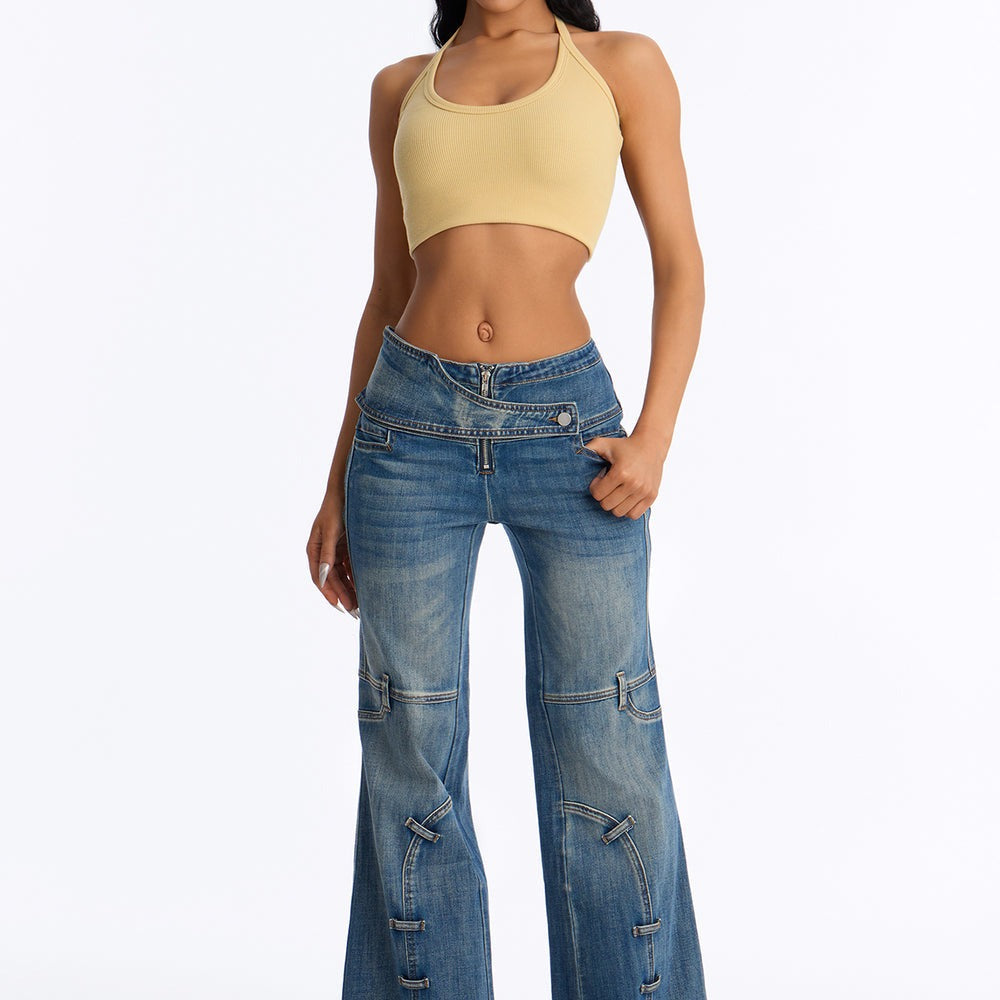 A Home Run Stretch Flare Jeans