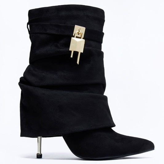 Alfie Ruched Overlay Boots
