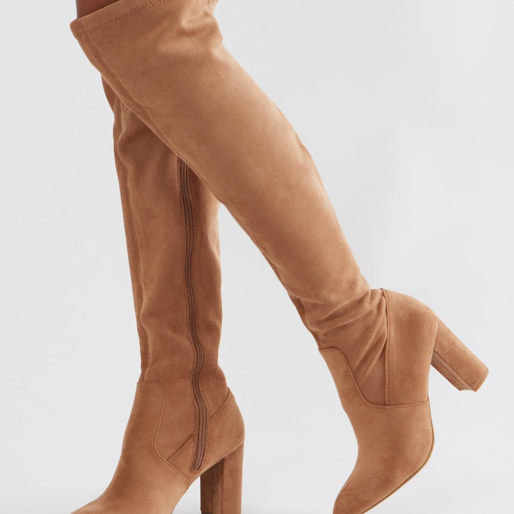 Adith Faux Suede Boots