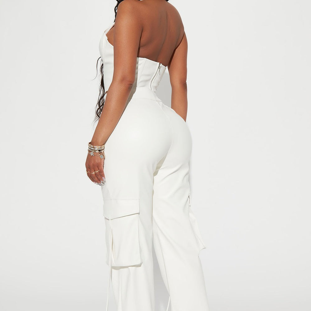 After Party Faux Leather Pant Set