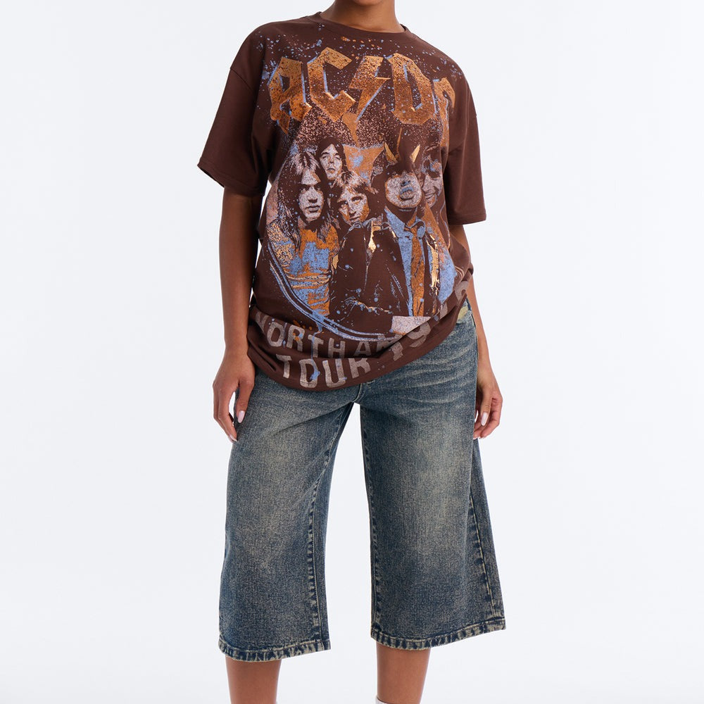 ACDC Highway To Hell Front And Back Tee