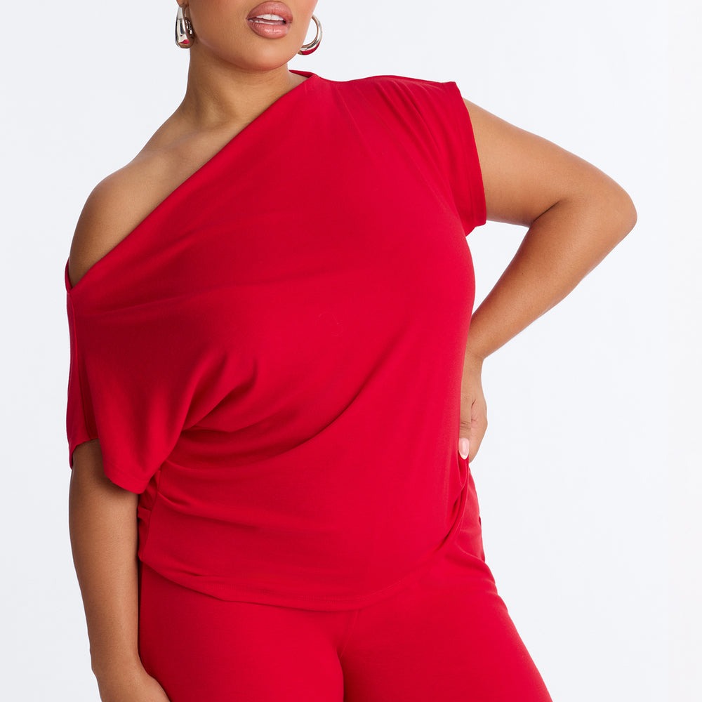 Alicia Off Shoulder Wide Leg Pant Set