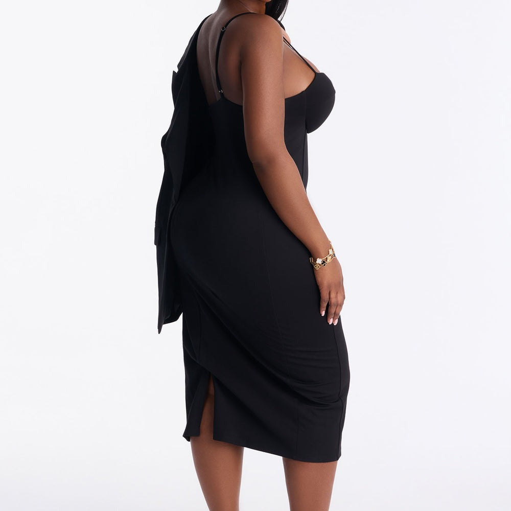 Albia Blazer Midi Dress Set