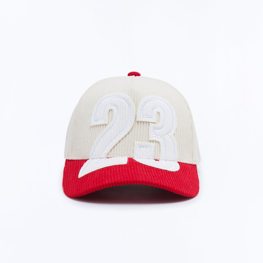 23 Patch Corduroy Snapback Hat