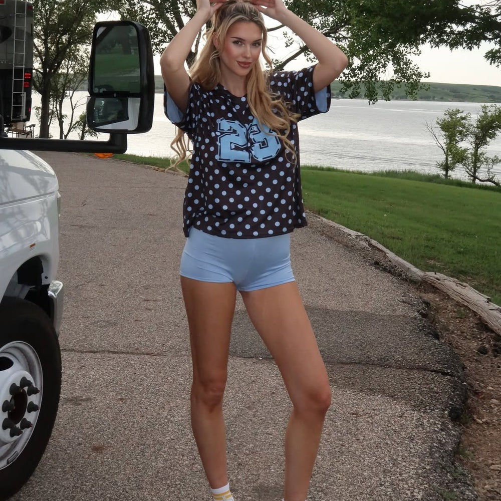 23' Cutie Polka Dot Biker Short Set