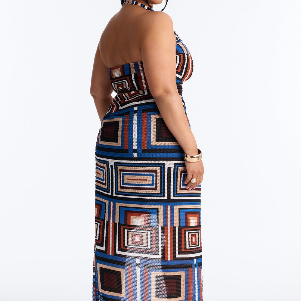 Alicia Halter Maxi Skirt Set