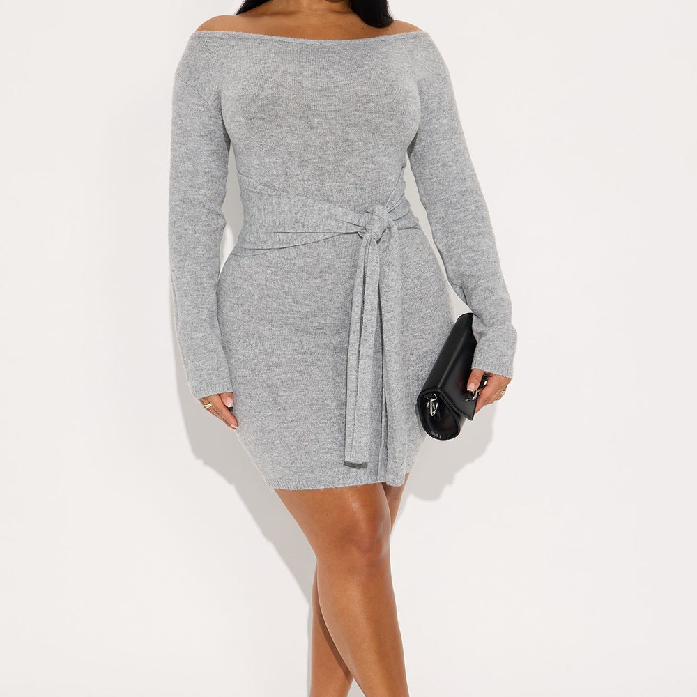 Addison Long Sleeve Sweater Mini Dress