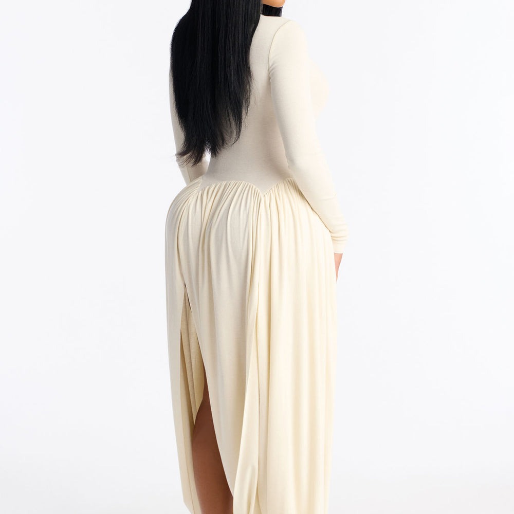 Alayna Long Sleeve Sweater Maxi Dress