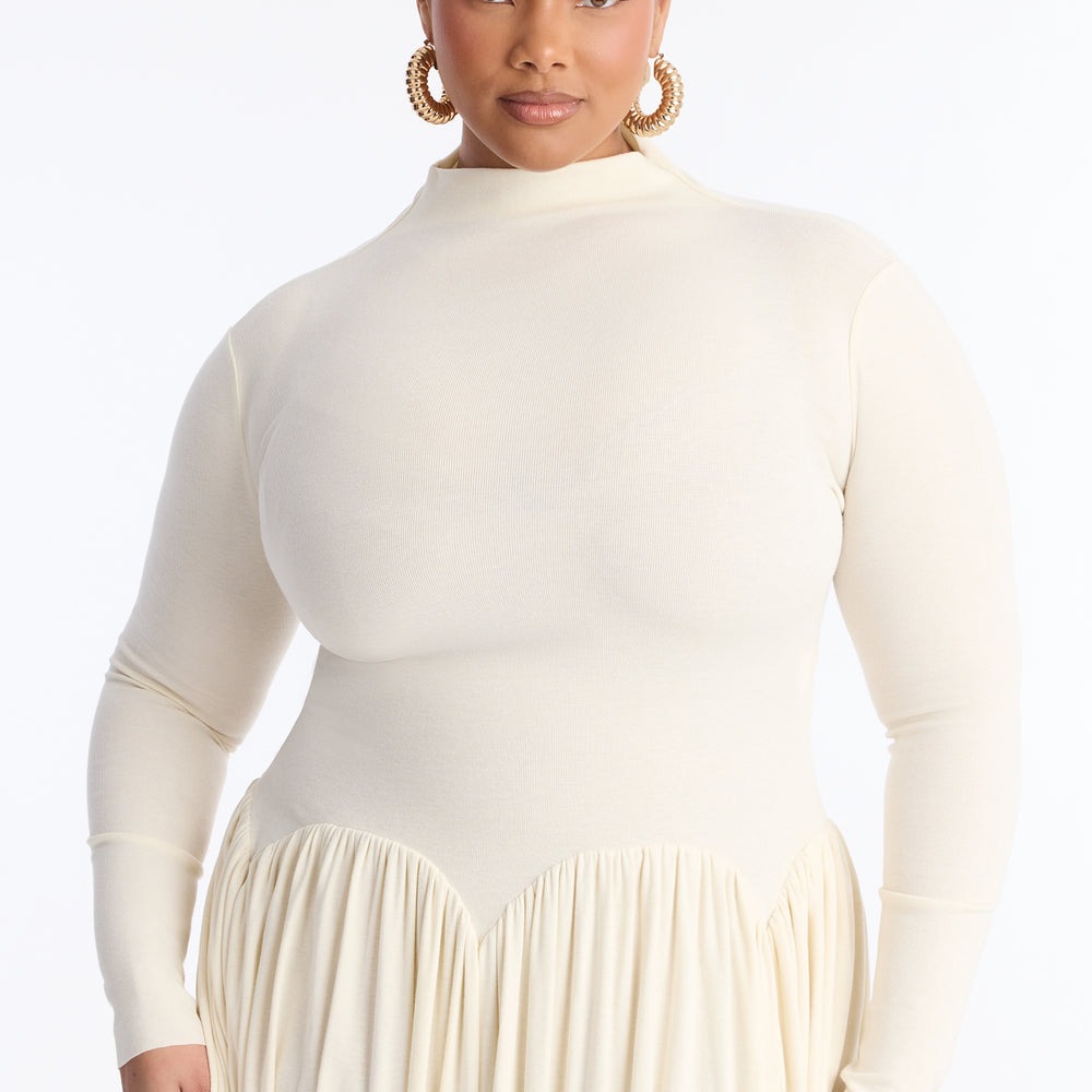 Alayna Long Sleeve Sweater Maxi Dress