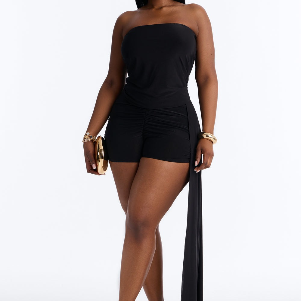 Aire Draped Micro Romper