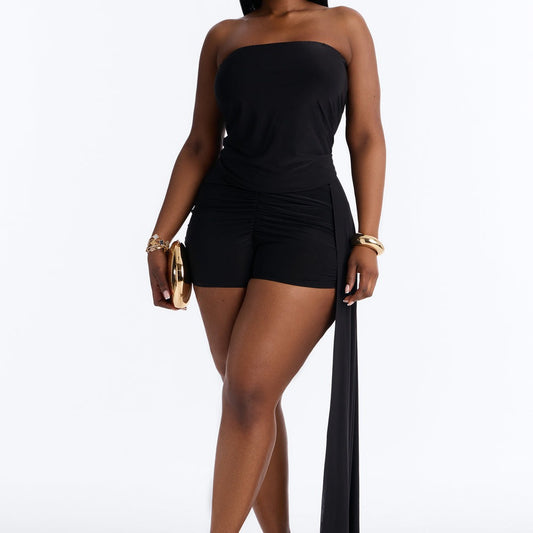 Aire Draped Micro Romper
