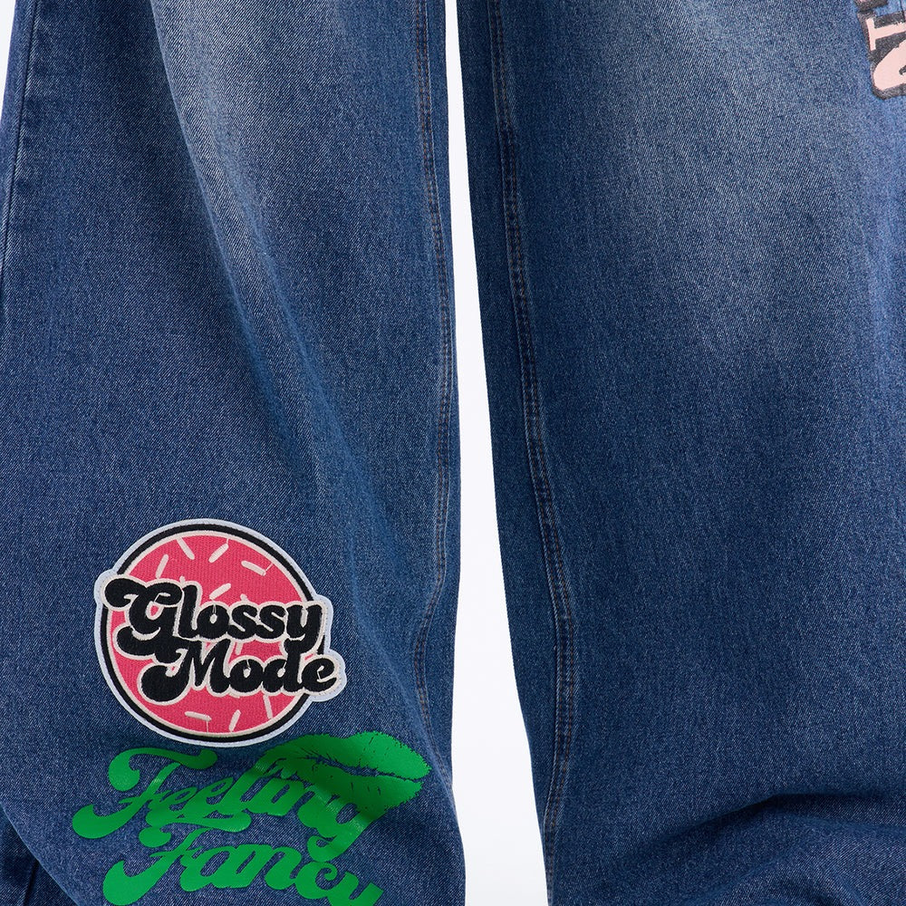 A Girl's Girl Low Waist Baggy Jeans