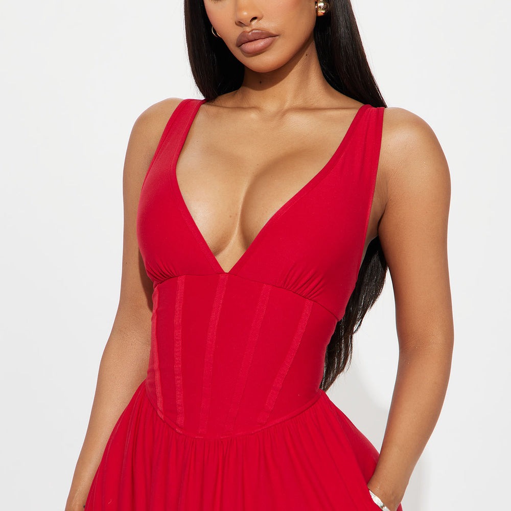 Ainsley Corset Maxi Dress