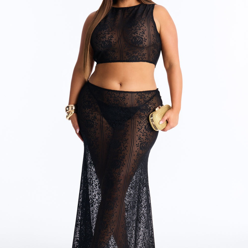 Alexis 3 Piece Lace Maxi Skirt Set
