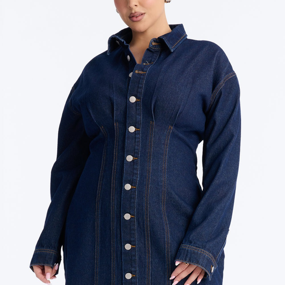 Alessandra Denim Mini Dress