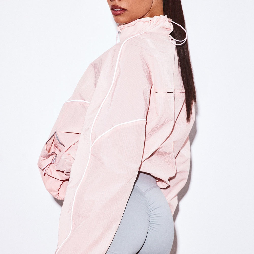 Active RipStop Quarter Zip Running Jacket