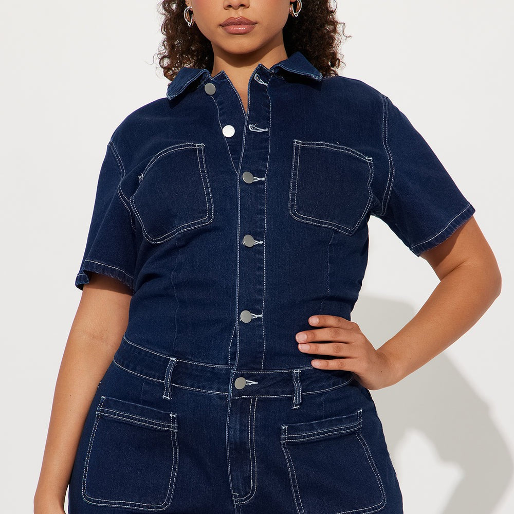 Adrianna Denim Jumpsuit