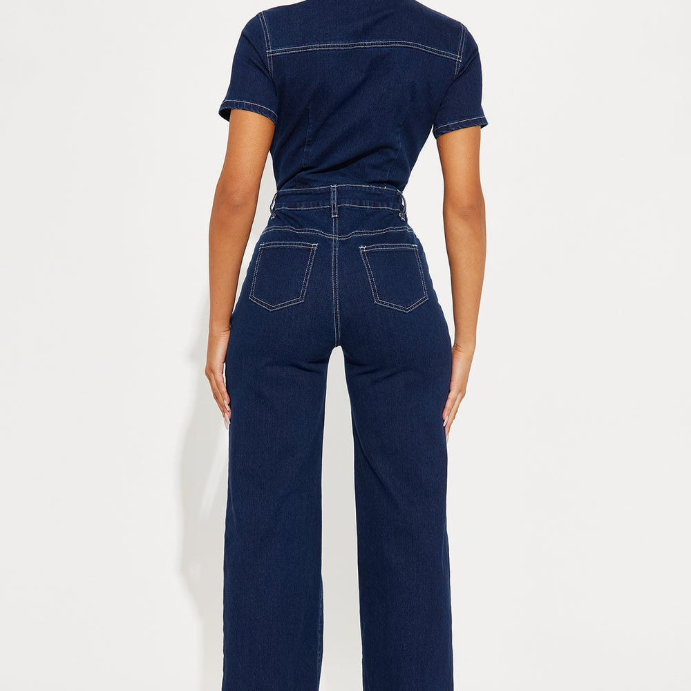 Adrianna Denim Jumpsuit