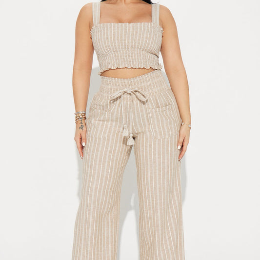Adele Linen Pant Set