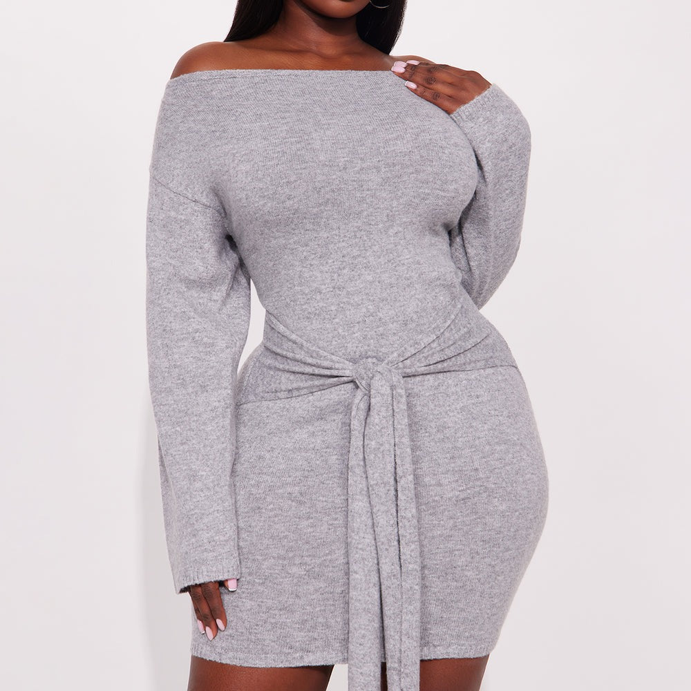 Addison Long Sleeve Sweater Mini Dress