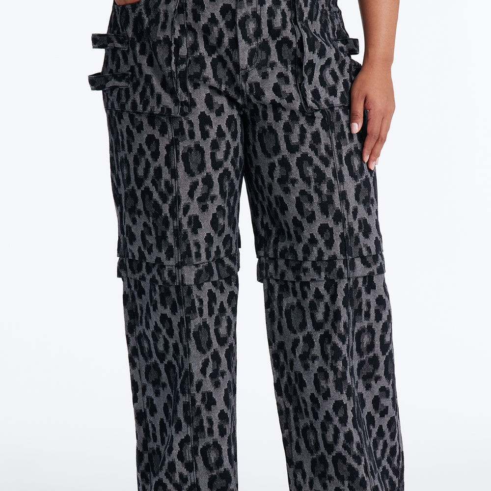 Act Cool Leopard Cargo Pant Set