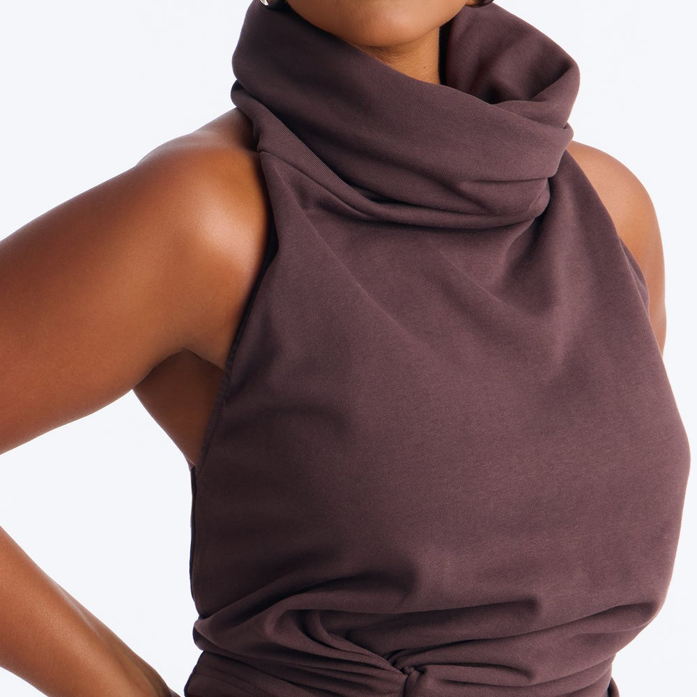 Alexia Backless Halter Jogger Set