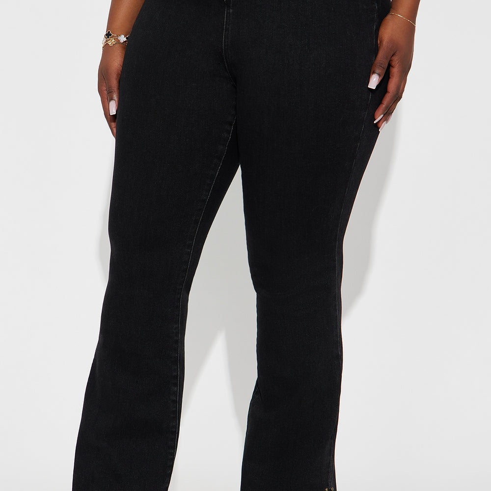 After Midnight Embellished Stretch Flare Jeans
