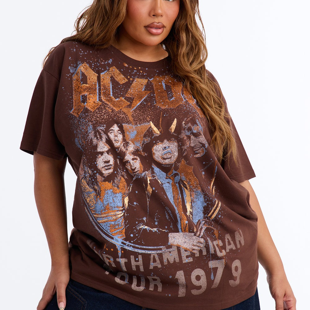 ACDC Highway To Hell Front And Back Tee