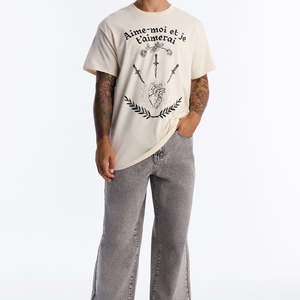 Aime Moi Oversized Short Sleeve Tee